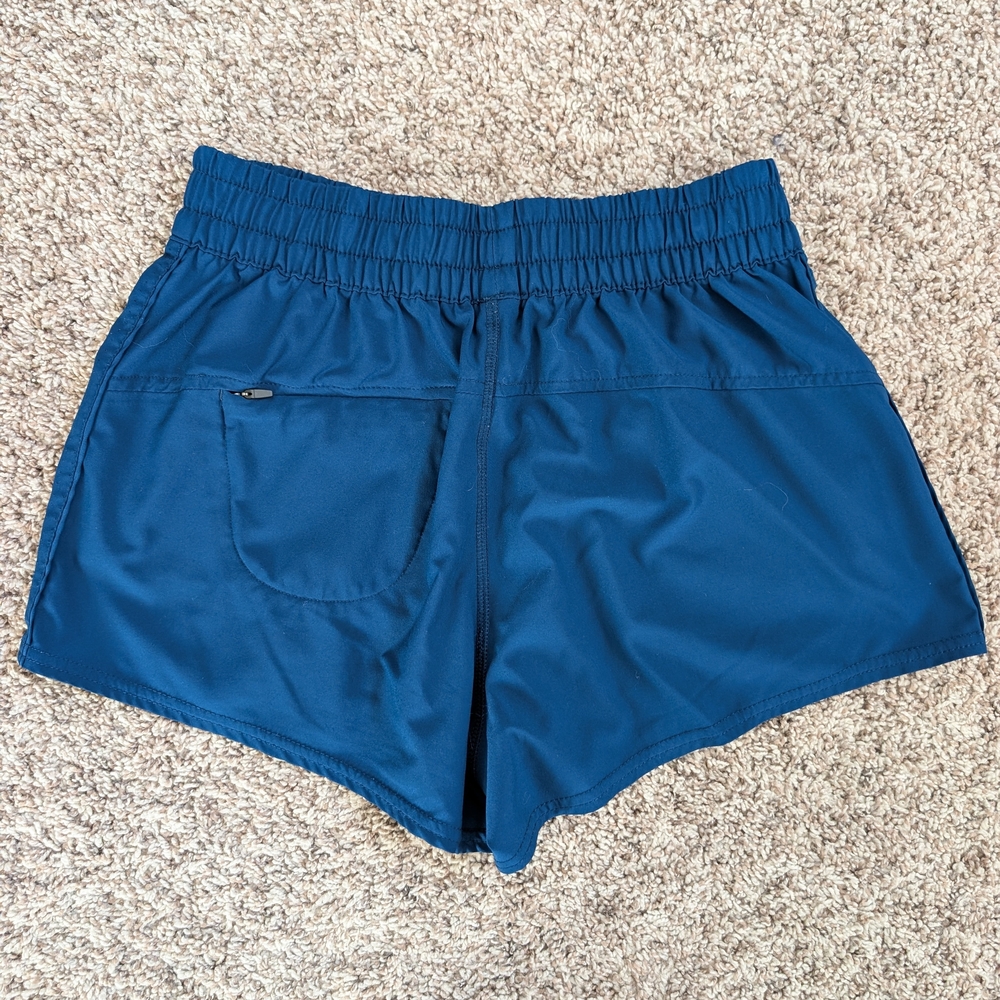 Vuori Navy Athletic Shorts for Women - Picture 2 of 3